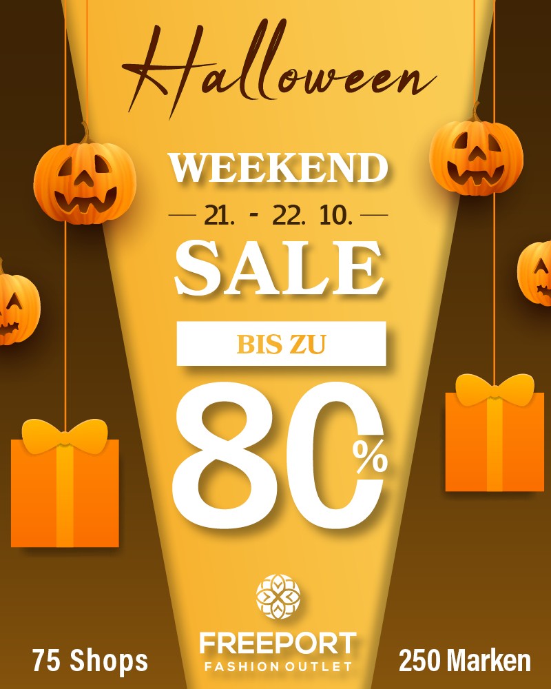 Halloween - Weekend Sale 21.-22. 10.