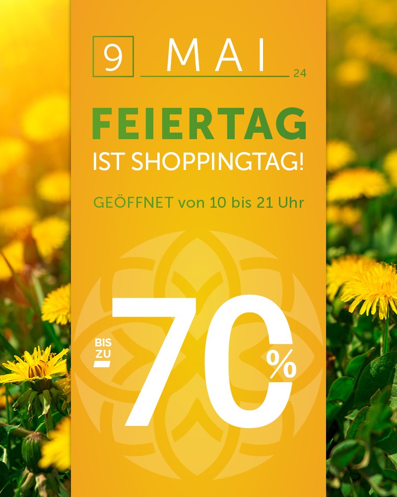 Feiertag ist Outlettag!