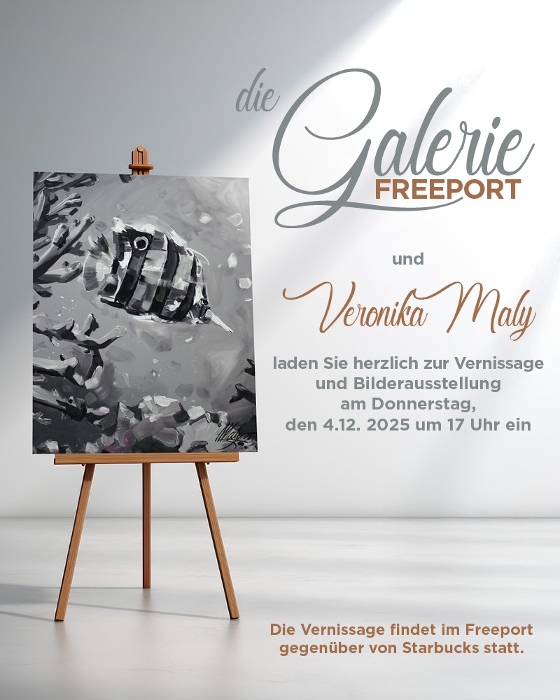 Wir laden Sie herzlich zur Vernissage am 4. Dezember ein!