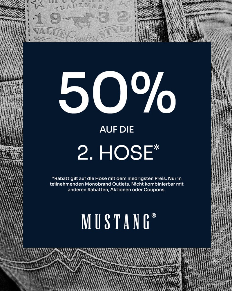 Sonderangebot im Mustang Store