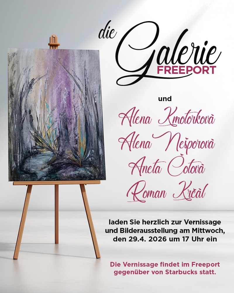 Die Galerie Freeport lädt dich zur Vernissage ein