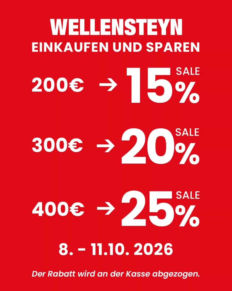 Zusätzlich - 25% im Wellensteyn!